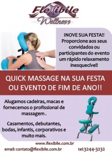 Quickmassage festas